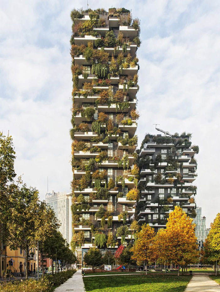 ساختمان جنگل عمودی ایتالیا | Bosco verticale