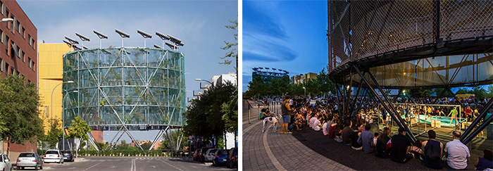 (Eco Boulevard of Madrid) درخت هوایی در مادرید (Eco Boulevard of Madrid) درخت هوایی در مادرید