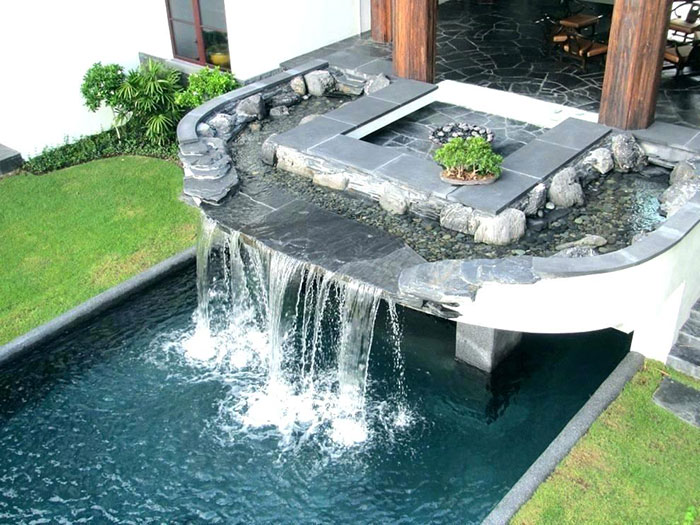 آبنمای باغی ، آبنما طره ای و زیبا در باغ آبنمای باغی ، آبنما طره ای و زیبا در باغ